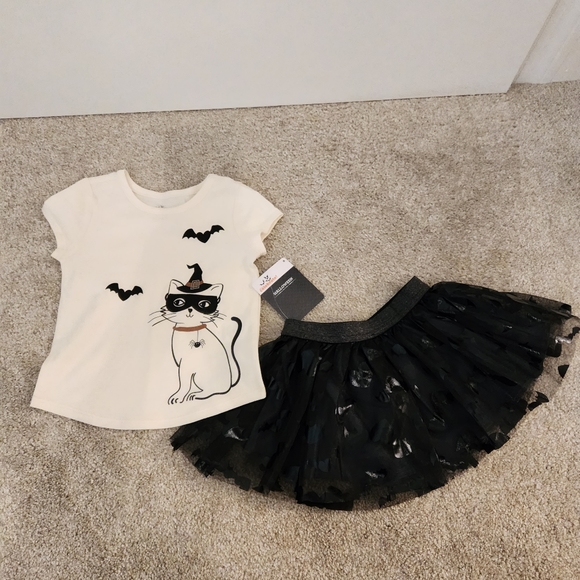 New with tags! Baby Girl's 2pc Halloween Outfit size 12M - Picture 2 of 5